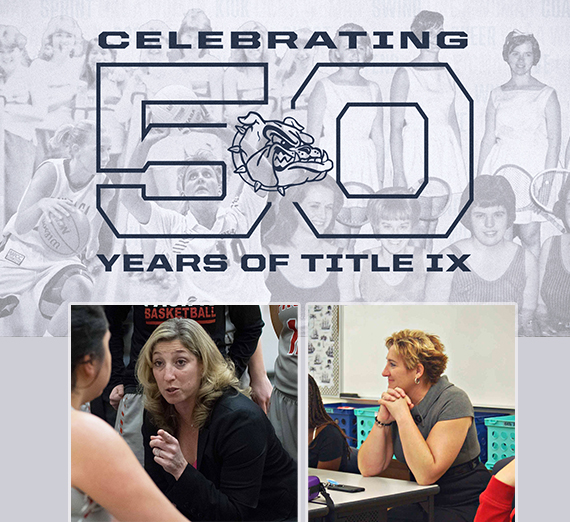 Mike Roth hugs a friend